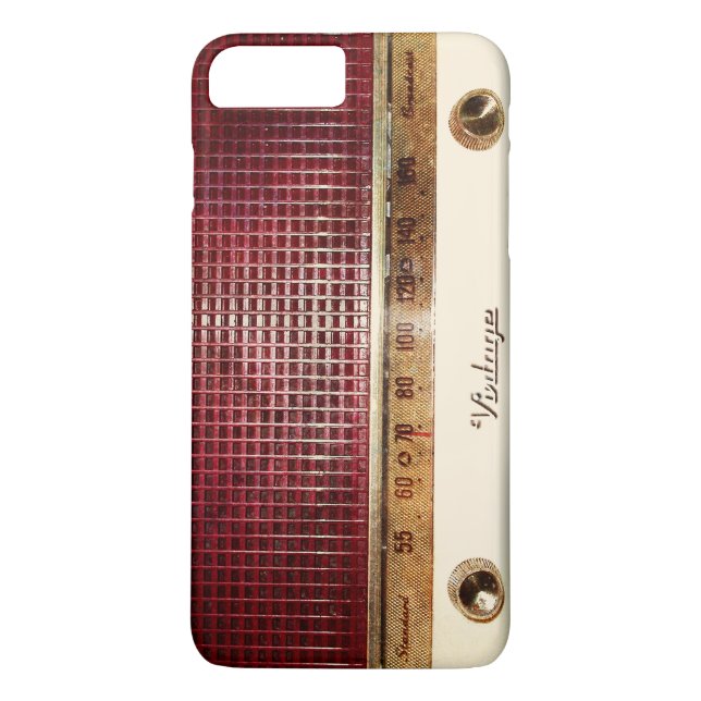 Funda De Case-Mate Para iPhone Radio retra (Reverso)