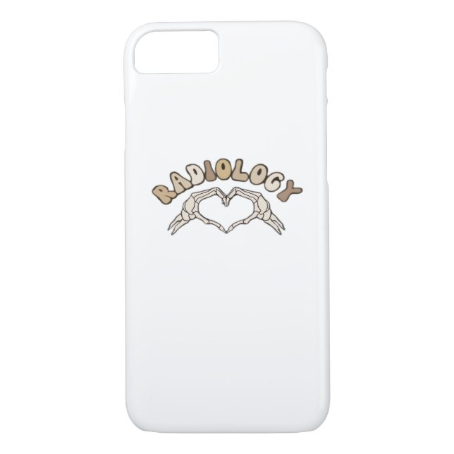 Funda De Case-Mate Para iPhone Radiología Skeleton Heart Hands Classic (Reverso)