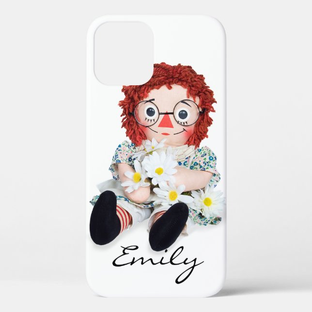 Funda De Case-Mate Para iPhone Rag Doll con maricas (Reverso )