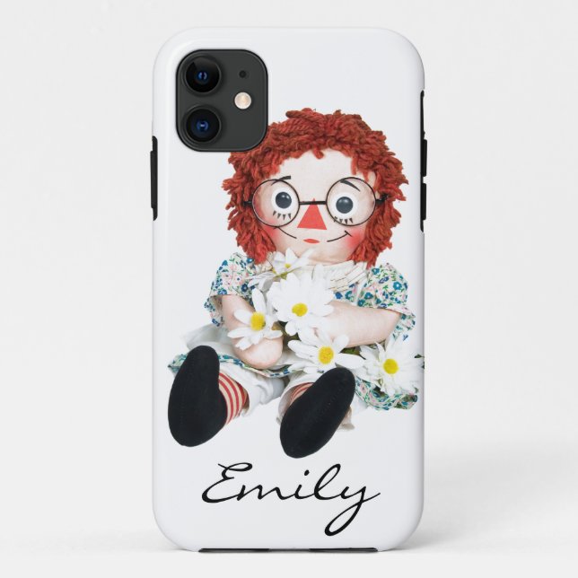 Funda De Case-Mate Para iPhone Rag Doll con maricas (Reverso)