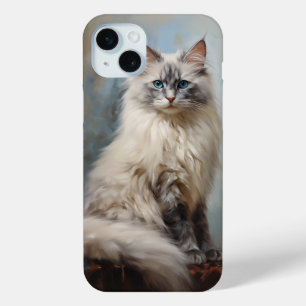Funda Para iPhone 15 Mini Ragdoll cat