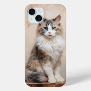 Funda Para iPhone 15 Mini Ragdoll cat