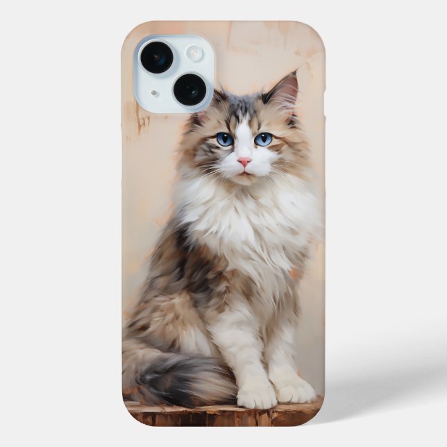 Funda De Case-Mate Para iPhone Ragdoll cat (Reverso )