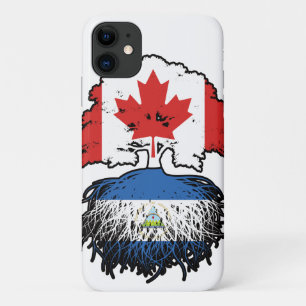 Funda Para iPhone 11 Raíces de árbol canadiense nicaragüense