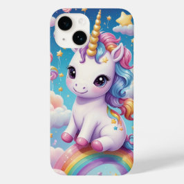 Funda Para iPhone 14 De Case-Mate Rainbow Unicorn