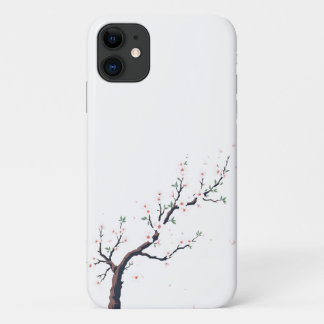 Funda Para iPhone 11 Rama de árbol japonesa minimalista
