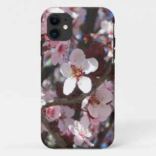 Funda Para iPhone 11 Rama de flores primaverales de flores rosadas