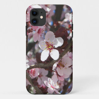 Funda Para iPhone 11 Rama de flores primaverales de flores rosadas