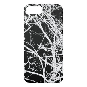 Funda Para iPhone 8/7 Ramas de árbol en fondo negro