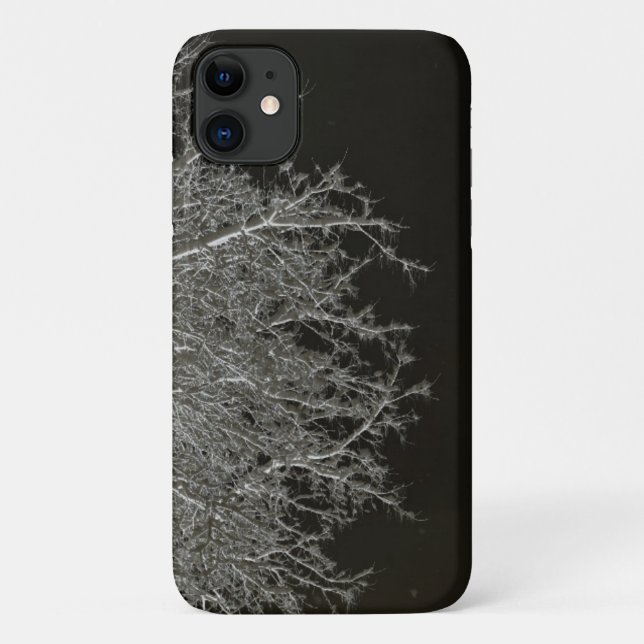 Funda De Case-Mate Para iPhone Ramas de árbol Foto negativa (Reverso)