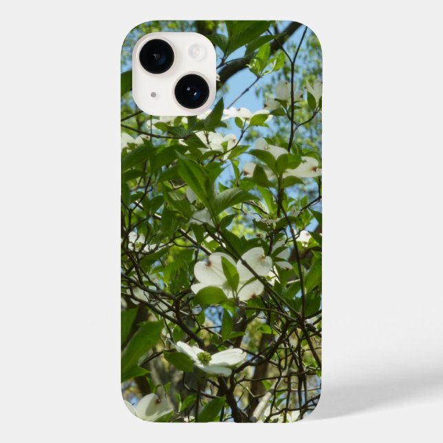 Funda De Case-Mate Para iPhone Ramas de Dogwood florecen árboles de primavera (Reverso )