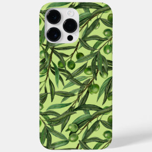 Funda Para iPhone 14 Pro Max De Case-Mate Ramas de oliva en verde oliva