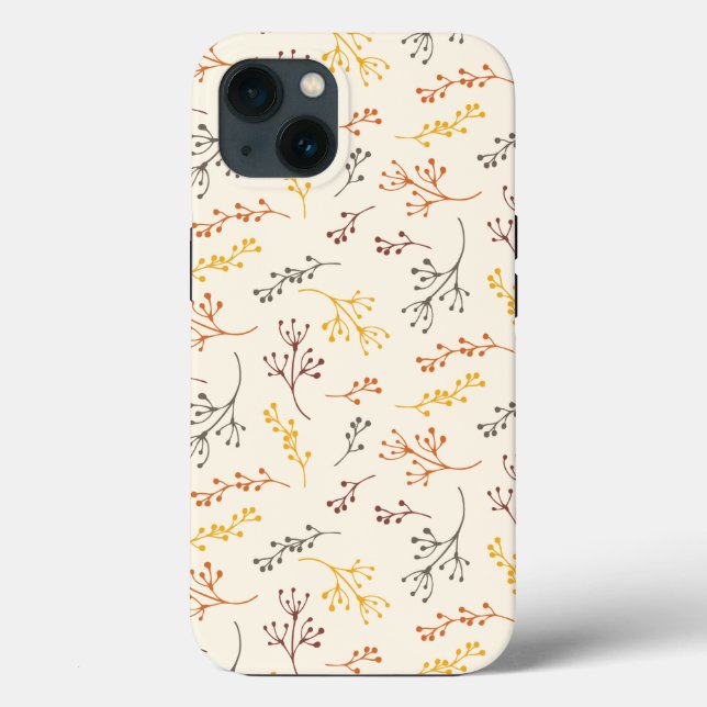 Funda De Case-Mate Para iPhone Ramas de otoño (Reverso )