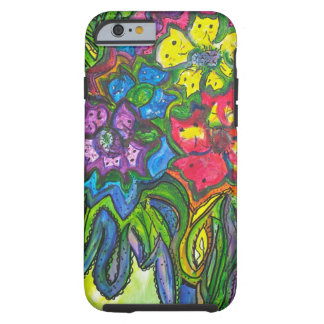 Funda Resistente Para iPhone 6 Ramo caprichoso de gatitos
