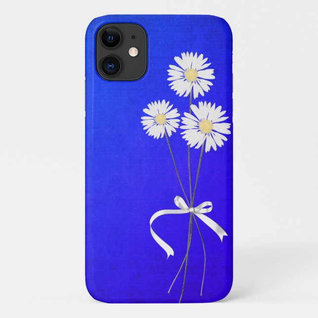 Funda De Case-Mate Para iPhone ramo de margaritas blancas (Reverso)