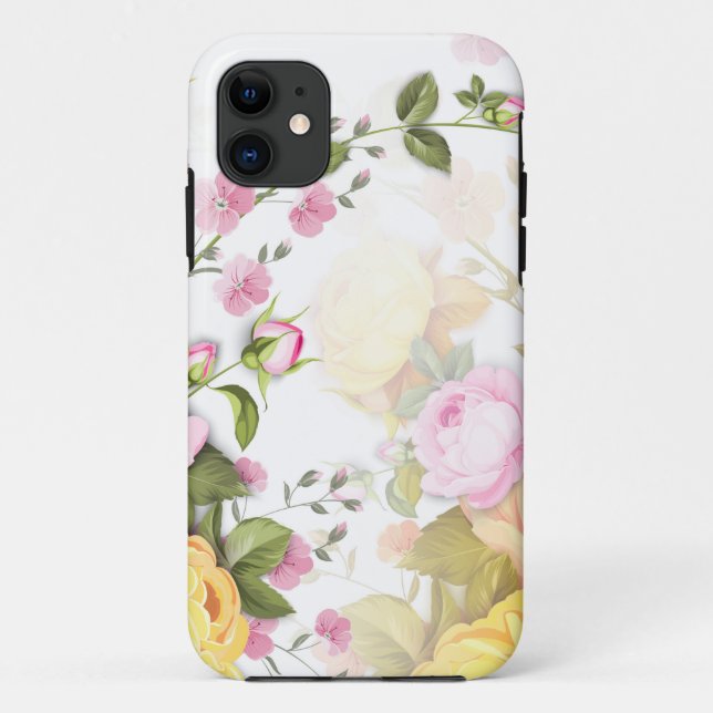 Funda De Case-Mate Para iPhone Ramos de Rosas 4 (Reverso)