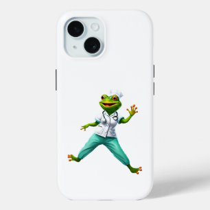 Funda Para iPhone 15 Rana 4 enfermera, rana, paramédico, sapo, Ai gener