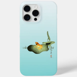 Funda Para iPhone 15 Pro Max Rana amarilla en Lotus Leaf