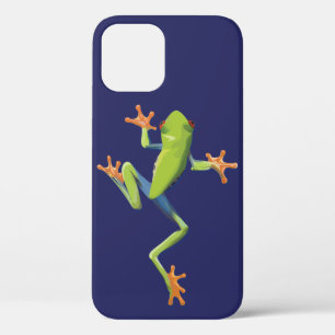 Funda Para iPhone 12 Rana arbórea anfibia verde