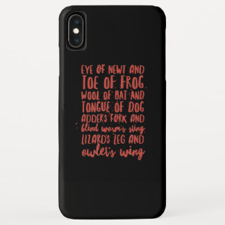 Funda Para iPhone XS Max Rana | Brujas de Halloween producen hongos de rana