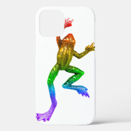 Funda Para iPhone 12 Pro rana de colores arcoíris de SlipperyJoe renderizad