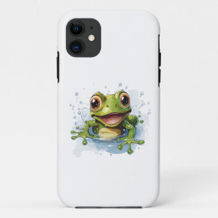 Funda Para iPhone 11 Rana divertida