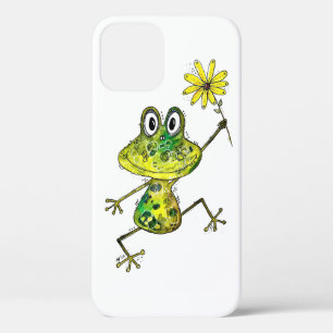 Funda Para iPhone 12 Rana feliz y caprichosa