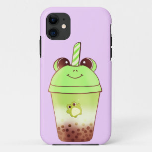 Funda Para iPhone 11 Rana Matcha de té de burbuja de leche de té