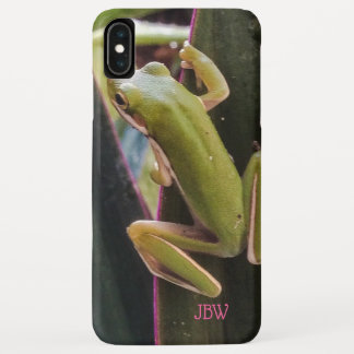 Funda Para iPhone XS Max Rana pequeña en el jardín