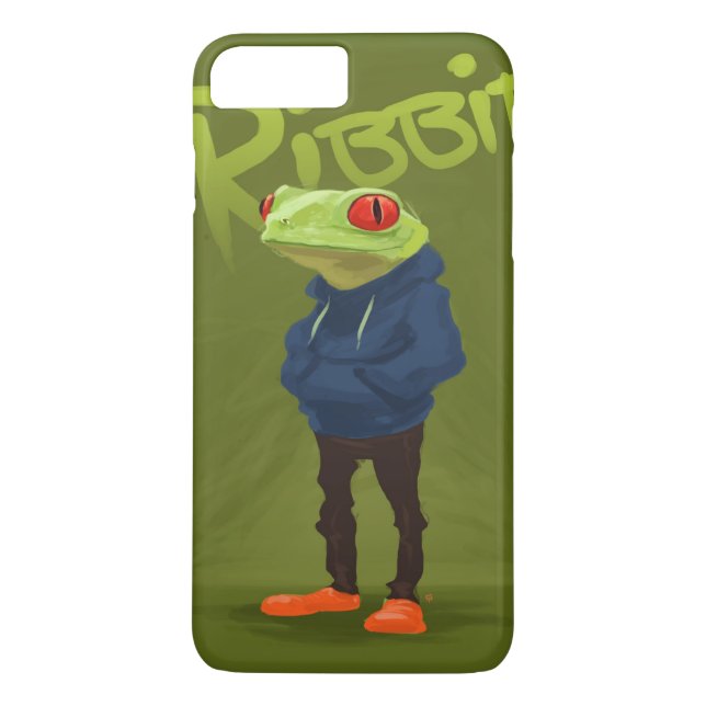Funda De Case-Mate Para iPhone Rana Ribbit de Badass (Reverso)