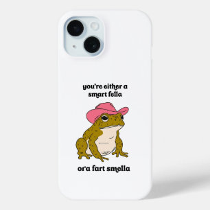 Funda Para iPhone 15  Rana Vaquera Meme Tipo Inteligente o Hediondo 