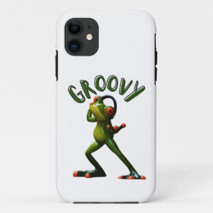 Funda Para iPhone 11 Rana verde Groovy