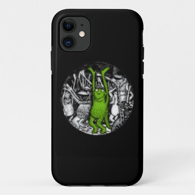 Funda De Case-Mate Para iPhone Ranas alentadoras (Reverso)