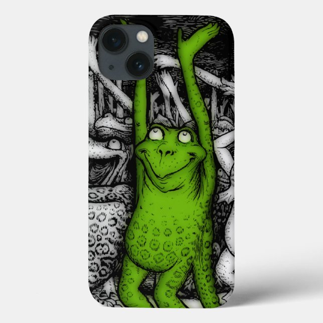 Funda De Case-Mate Para iPhone Ranas alentadoras (Reverso)