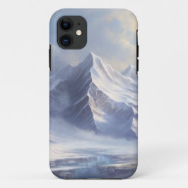 Funda Para iPhone 11 Rangos montañosos majestuosos con un toque artísti