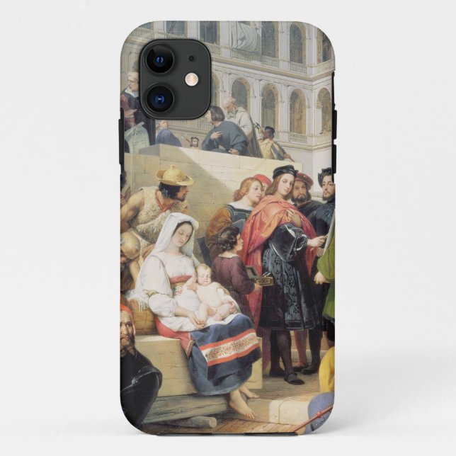 Funda De Case-Mate Para iPhone Raphael en el Vatican, 1832 (aceite en lona) (Reverso)