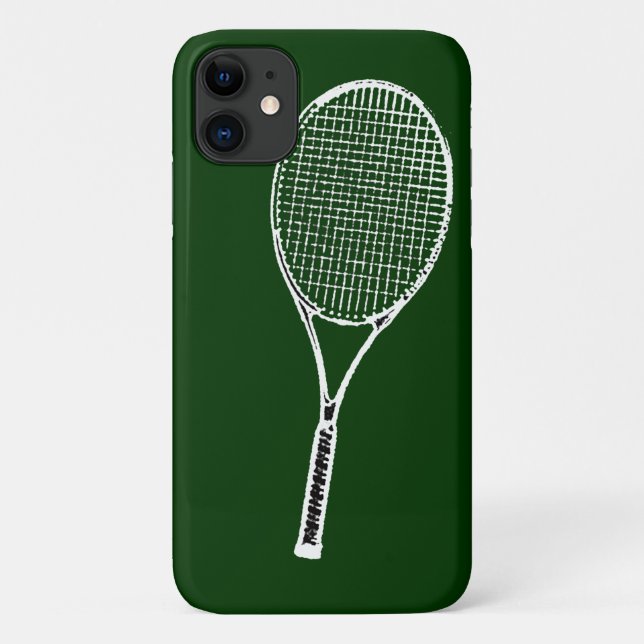 Funda De Case-Mate Para iPhone raqueta de tenis (Reverso)