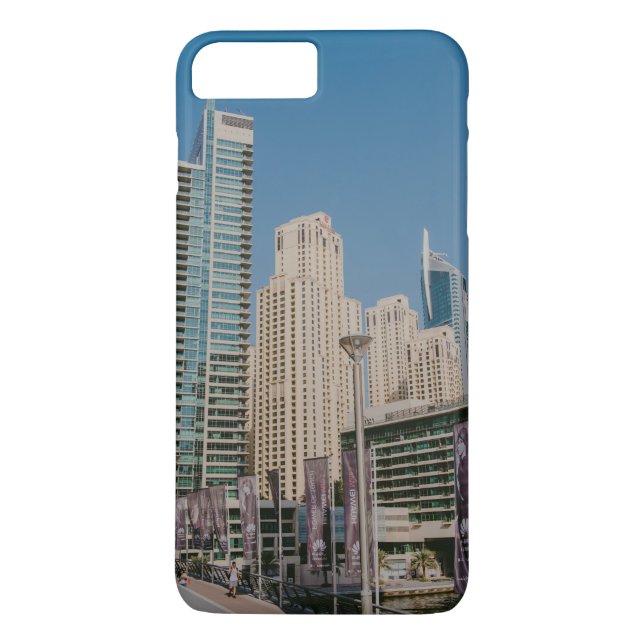 Funda De Case-Mate Para iPhone Rascacielos de Dubai Marina (Reverso)