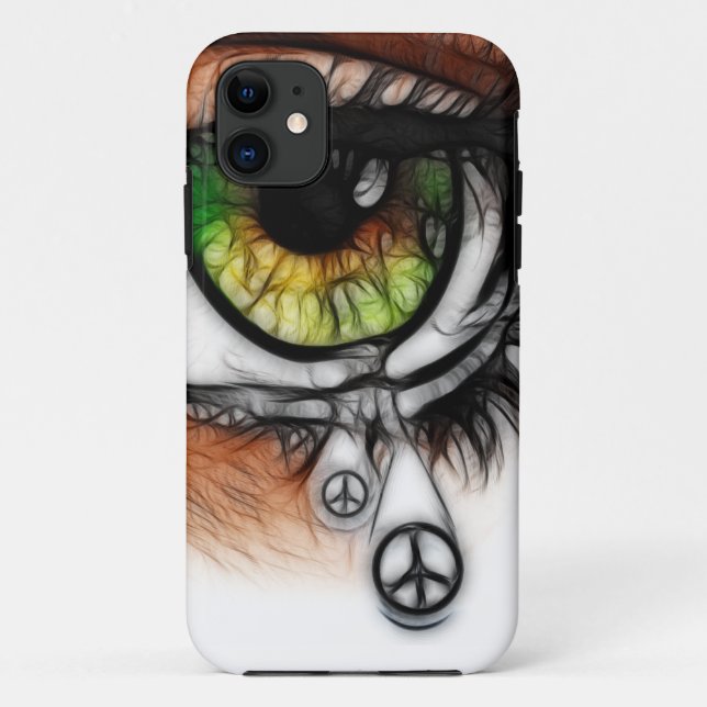 Funda De Case-Mate Para iPhone Rasgones para la paz (Reverso)