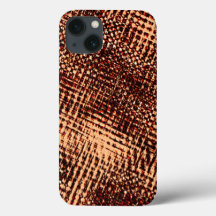 Rasgos cruzados gruesos en naranja con sombra