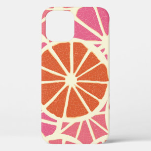 Funda Para iPhone 12 Rasgos de pomelo sin soldadura, baba de cítricos f