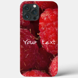 Funda Para iPhone 13 Pro Max Raspberries Rojas Ripe