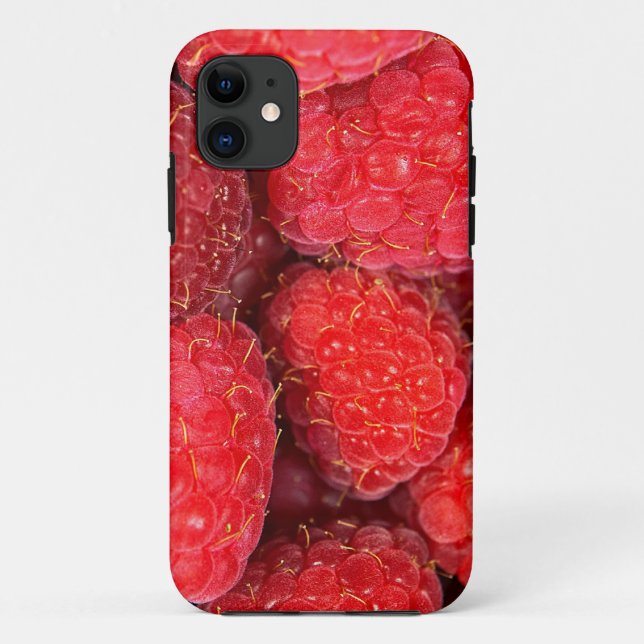 Funda De Case-Mate Para iPhone Raspberries Rojas Ripe (Reverso)