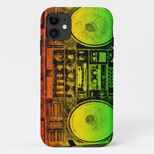 Funda De Case-Mate Para iPhone Rasta gueto (Reverso)