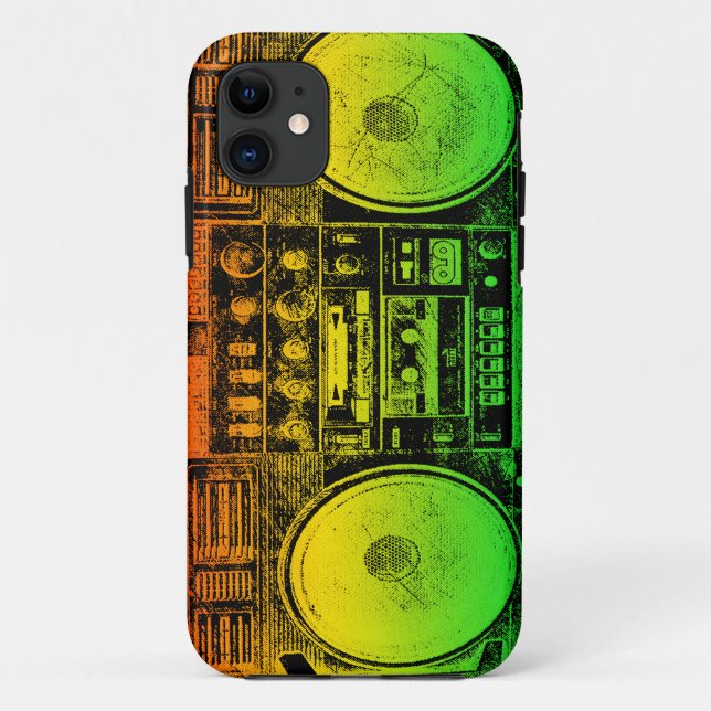 Funda De Case-Mate Para iPhone Rasta gueto (Reverso)