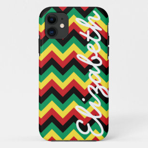 Funda Para iPhone 11 Rastafarian Chevron