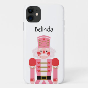 Funda Para iPhone 11 Rastreador de Navidades rosados personalizado