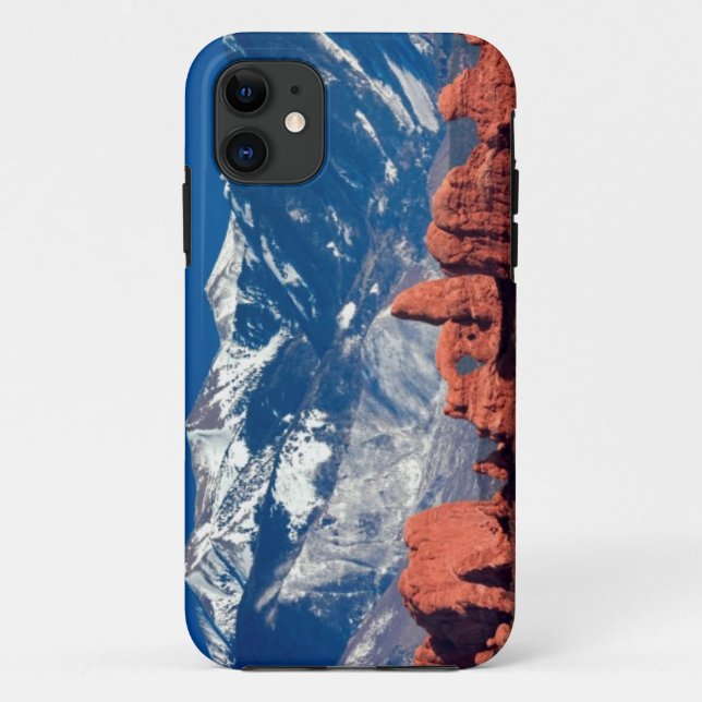 Funda De Case-Mate Para iPhone Rastro equilibrado de la roca (Reverso)