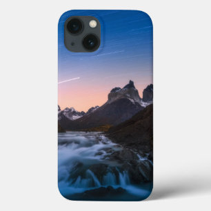 Funda Para iPhone 13 Rastros de la estrella sobre Torres Del Paine