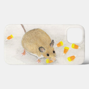 Funda Para iPhone 13 Ratón con cuernos de caramelo